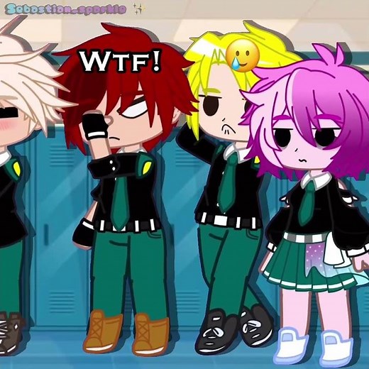 I love you!! 🥰😳 II #trend #gacha #bakugou #mha #cutedeku #deku #bakudeku #gachaclub