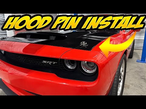 DODGE CHALLENGER HOOD PIN KIT INSTALL INSTRUCTIONS