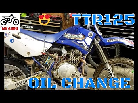 HOW TO CHANGE THE OIL ON A YAMAHA TTR 125