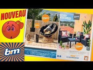 catalogue B&M COLLECTION DECO MOBILIER EXTERIEUR du 5 mars au 1 avril 2025 🌞 Arrivage - FRANCE