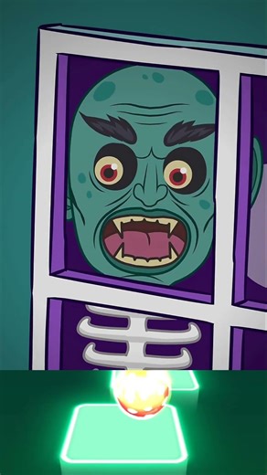 Monster Outside the Window 😨 #sprunki #tileshop #shortvideo