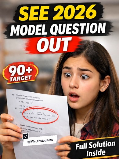 Class 10 Mathematics 2081 Model Questions & Solutions for SEE 2026