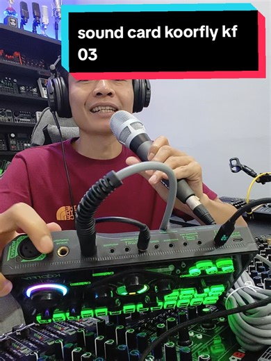 sound card koorfly kf03 suara tebal efec vocalnya jg Krenyes cocok untuk live streaming karaoke#soundcard #soundcardkoorfly #koorfly #koorflykf03