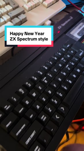 Happy New Year with ZX Spectrum Style Celebration