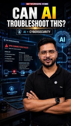 AI as Your Cybersecurity Assistant | Real Troubleshooting! #ccna #cybersecurity #networking