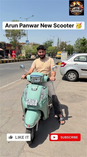 Arun Panwar New Scooter 🛵 #arunpanwar #new #scooter #trending #viral