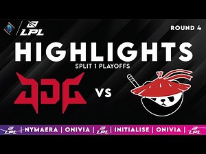 JDG vs AL Highlights ALL GAMES | LPL Highlights 2025 Playoffs | JD Gaming vs Anyone's Legend