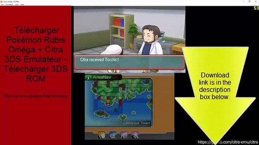 Télécharger Pokémon Rubis Oméga + Citra 3DS Emulateur - Télécharger 3DS ROM