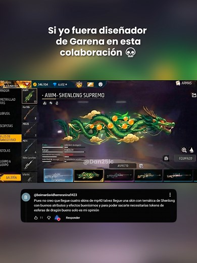 La Awm de Shen Long en Free Fire: ¡Potente y Letal!