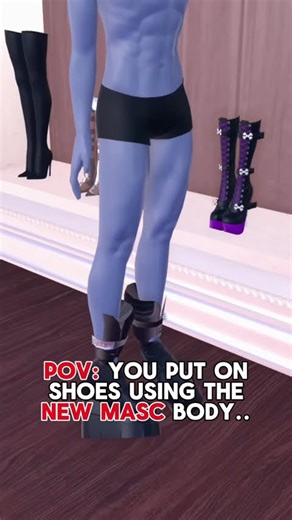 POV: You Put On Shoes Using The NEW MASC BODY In DTI… #roblox #dti #dresstoimpress