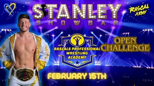 𝙍𝙖𝙨𝙘𝙖𝙡𝙨 𝙋𝙧𝙤 𝙒𝙧𝙚𝙨𝙩𝙡𝙞𝙣𝙜 𝘼𝙘𝙖𝙙𝙚𝙢𝙮 💙💛 on Instagram: "🚨 ROSSY RASCAL OPEN CHALLENGE 🚨 Don't wait for opportunity. Create it 💙💛 Any One Any Style Any Background Our Blackpool Heritage United Kingdom Champion Rossy Rascal Returns Home @rossy_rascal Open Challenge No politics. Just heart & Fight! Who will step up? 👀👀 Rascals Stanley Showcase Show 🌟 Held at the Fabulous Stanley Show Bar in Blackpool! 🌟 February 15th ( Day after valentines day) 😍👀 The Rascal Army are b