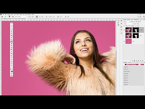 PHOTOSHOP I Refine Edge Brush in Select and Mask