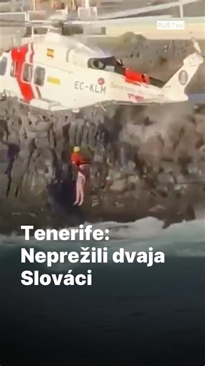 Tenerife zasiahla obrovská vlna, ktorá strhla skupinu turistov do mora. Tragédia si vyžiadala tri životy, medzi obeťami sú aj dvaja občania Slovenska. Zásah záchranárov už nedokázal obetiam pomôcť. Slovenské ministerstvo zahraničia potvrdilo úmrtia dvoch Slovákov. Prípad monitoruje a je v kontakte s miestnymi orgánmi. | PLUS 7 DNÍ
