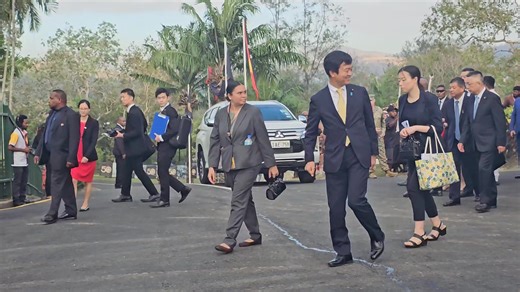 5.1K views · 135 reactions | The special guests and dignitaries heading down to the Parliament House for morning breakfast. #NBCNEWSPNG #nbconline | NBC News PNG | Facebook