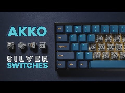 The Best Budget Linear Switch - Akko CS Silver Switches Sound Test & Review *NEW*