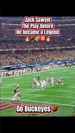 Jack Sawyer blows up this play 🌰🅾️🏈 #CollegeFootball #cfb #ohiostate #buckeyes #gobucks