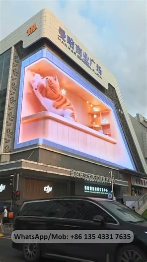 Energy saving Outdoor 3D led screen #ledvideowall #indoorleddisplay #cobled