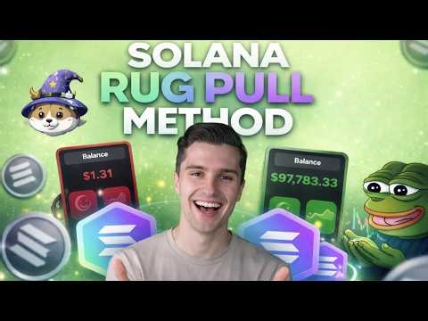 Rug Pull Solana — Meme Coins Create Token And Rug in Real Time