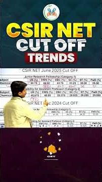 CSIR NET CUT OFF TRENDS #madchemclasses #csirnetchemicalscience #csirnetcutoff