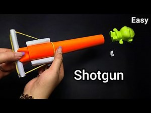 How to make origami gun easy || paper gun that shoots bullets easy | paper gun