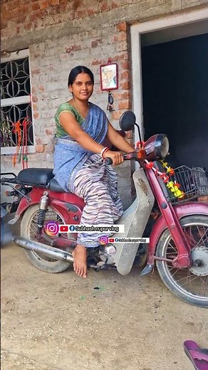 Bajaj M80 Kickstart and revving #bikeridding #bikekickstat #subhashnupurvlogs