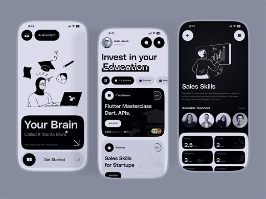 Online Education Mobile App