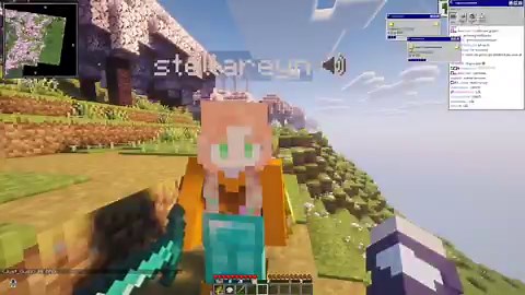 stella noticed sidefall has a belly button indent in his minecraft skin and for the rest of the stream she kept on telling everyone about it 😭