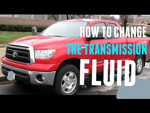 How to do a Toyota Tundra transmission fluid fill or a Toyota Sequoia transmission fluid change