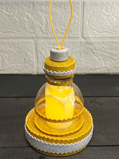 DIY Ramadan Lantern from Upcycled Bottles