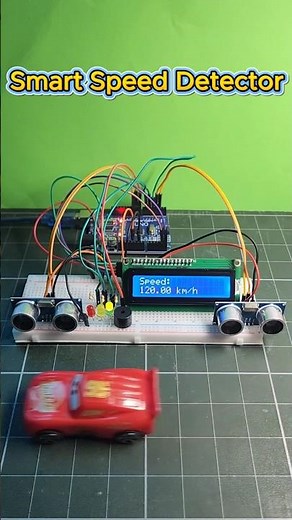 DIY Smart Speed Detector | Speed Monitor System | Arduino - HC SR04