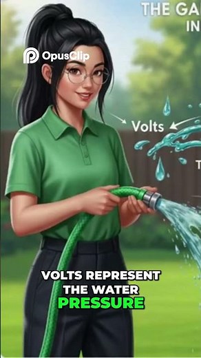 Electricity Explained Hose Analogy for Volts, Amps, Watts 1