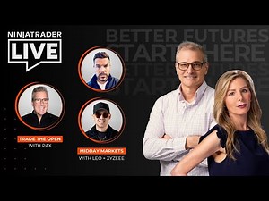 NinjaTrader Live | Futures Trading + Market Analysis w/ Pax, Tammy Marshall, Leo + Xyzeee (9/19/25)