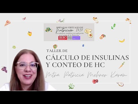 Taller de cálculo de insulinas y conteo de HC - Mtra. Patricia Mehner Karam