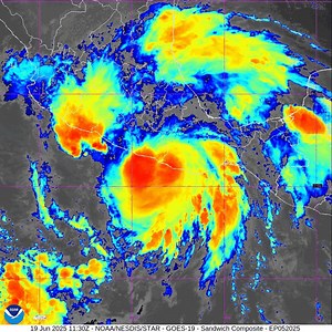 Hurricane Erick made landfall in Oaxaca, Mexico. The hurricane was a powerful category 3 at landfall which is the strongest on record in the eastern Pacific so early in the season. | Meteorologist Ryan Hanrahan
