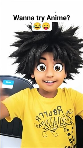 Anime Boy Goes Goofy 😂 | Funniest Kid Anime Trend Shorts | Must Watch!