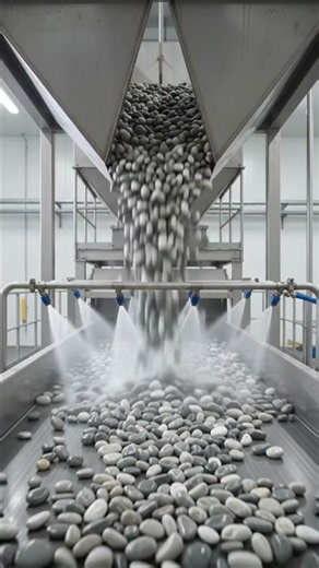 Millions of Ordinary Pebbles Turn Into Glowing Stones! 🌈✨ | Inside the Factory
