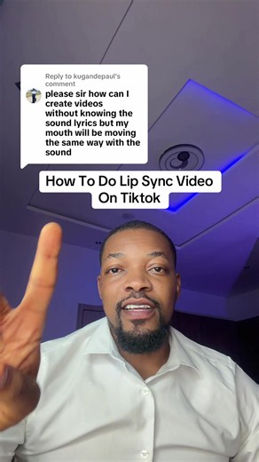 Replying to @kugandepaul How To Do Lip Sync Video On Tiktok #goviral | Lip Sync