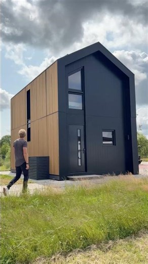 Touring a 645 sq ft PREFAB HOME with a Perfect Exterior! #hometour