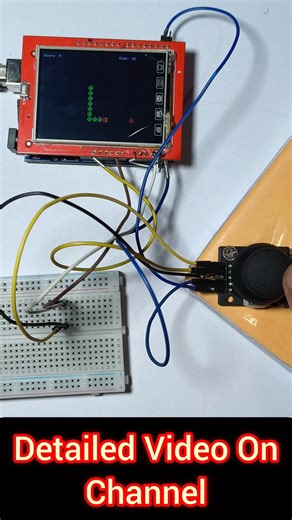 Arduino Joystick Snake Game 🎮 | TFT Display | #Shorts