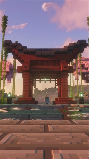 Building a peaceful Zen Garden in Minecraft Vila Part 3🌿✨ #minecraft #timelapse #zen