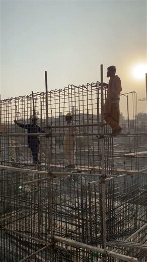 Reinforcement steel bars (rebar) of the lift wall.”