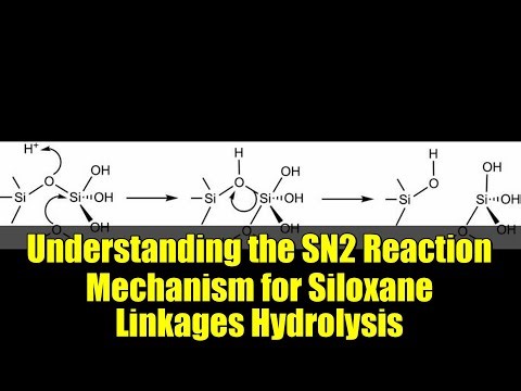 Understanding the SN2 Reaction Mechanism for Siloxane Linkages Hydrolysis
