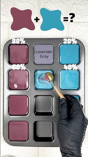 When Blue Meets Burgundy: The Most Stunning Color Combo Ever🤩🎨 #colorlovers #colormix #coloring