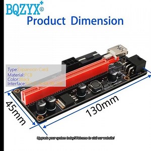 PCI-E Riser Extender Card 1X 4X 8X 16X Interface 45x130mm