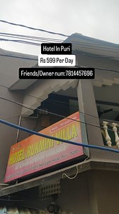 48K views · 1.9K reactions | Hotel Lodge In Puri Dham Near Sea Beach Walking distance Rs 599 per day Note: This price is not valid for festival dates Call Kunal, The owner Ph +917814457696 8am check out | From Jagannath Puri | Facebook