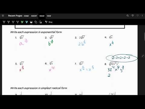 Algebra 2 Unit 7 Day 3 Part 1
