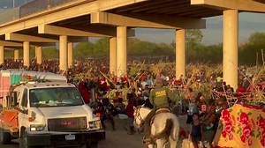 5.1K views · 120 reactions | You probably don't know what's going on on the southern border near Del Rio...so, here. via Bill Melugin on Twitter. As of 7:15pm Del Rio time, here is what the situation under the international bridge looks like, where close to 15,000 migrants have camped out after crossing illegally. Many of the migrants have constructed makeshift shelters from sticks and plants. | The Detroit Scanner | Facebook