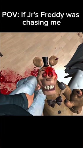 If Jr's Freddy was chasing me #fnaf #kingvon #funny #fyp #trending #viral #blowup #freddy #vr #memes