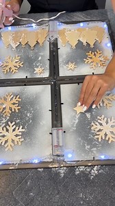 2M views · 13K reactions | Picture frame window Had so much fun making this easy picture frame winter wonderland themed window. All items can be found at the Dollar Tree except for the snow spray Original video was produced by Rick Lax and Natalini | Life According to Us | Facebook