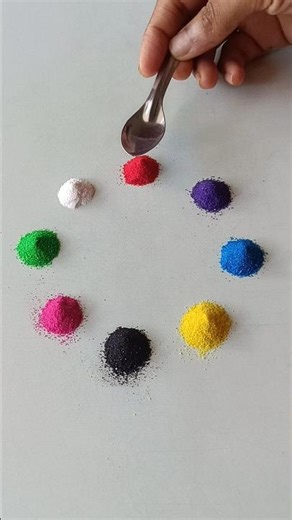 simple Rangoli, satisfying rangoli, Easy rangsatisfying #asmroli, Tricks and tips,ASMR#rangoli